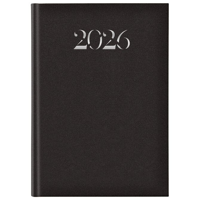 Rokovnik B5 dnevni (dan-stranica) Astro D41 metalic crni