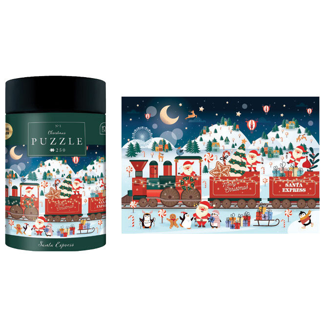Puzzle 250 kom tuba Christmas "Santa Express" Interdruk