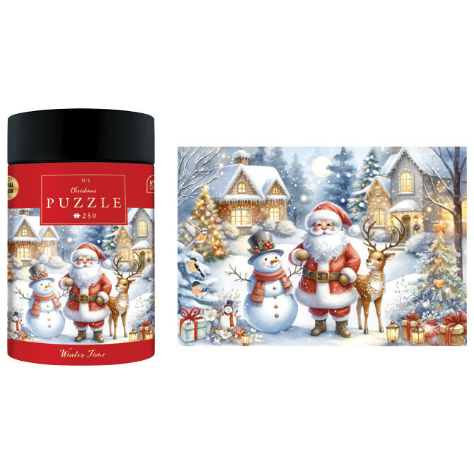 Puzzle 250 kom tuba Christmas "Winter Time" Interdruk