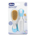 CHICCO češalj i četka prirodna dlaka blue 0656920 - Slika 2