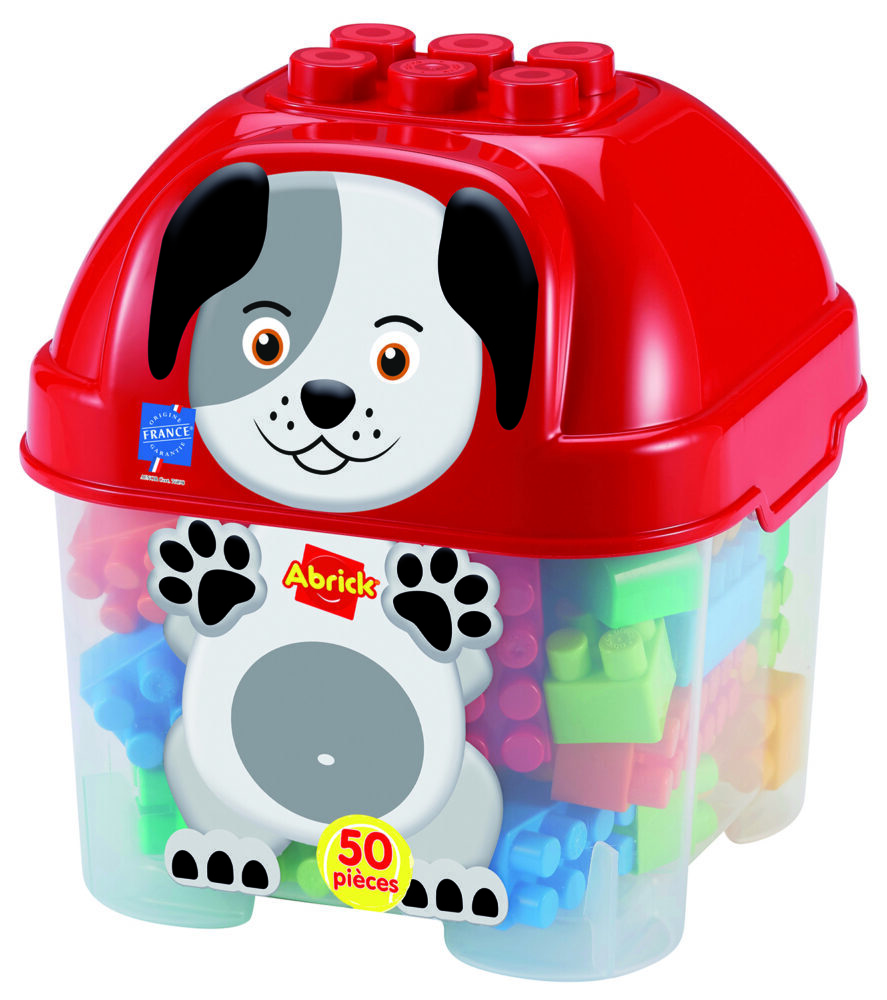 ECOIFFIER kocke 50 kom u kutiji s likom psića 1927