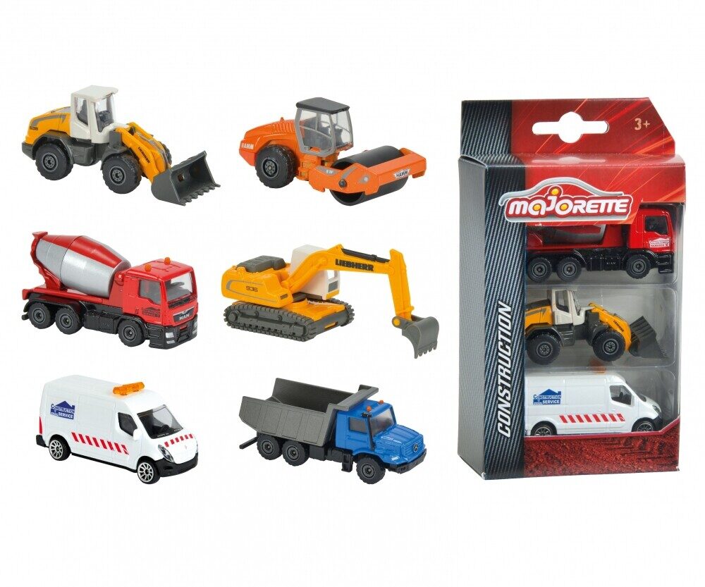 MAJORETTE set 3 građevinska vozila 212057341