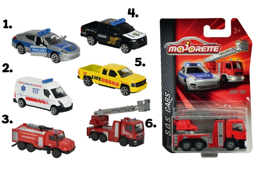 MAJORETTE sos vozila 212057181038