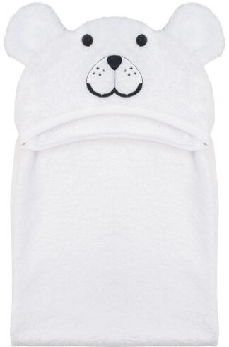 BUBABA BY FREEON ručnik s kapuljačom medo 110x75cm white 66849