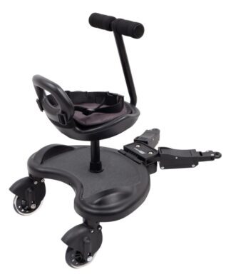 FREEON buggyboard sa sjedalom i ručkom black 38138