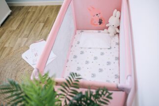 FREEON prijenosni krevetić Love pink 44312 - Slika 5