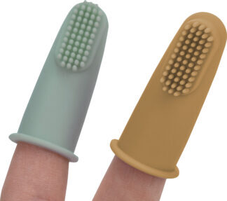 FREEON četkica za prst silikonska set green, brown 49478 - Slika 3