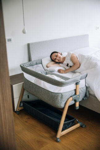 FREEON krevetić za uz krevet Bliss grey 49584 - Slika 4