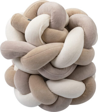 BUBABA BY FREEON ogradica za krevet pletenica 235x15 beige/white 50146 - Slika 2