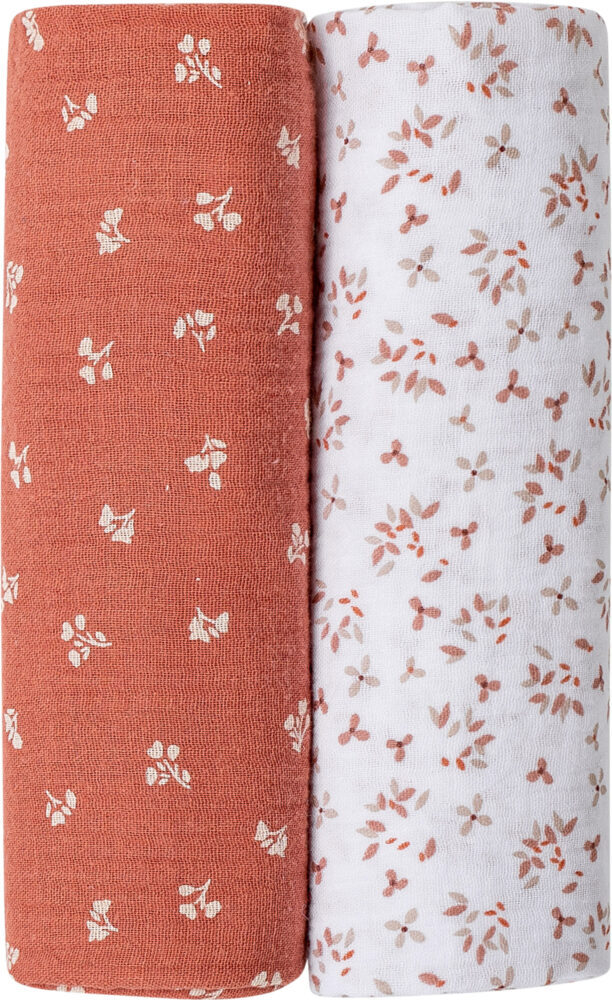 BUBABA BY FREEON tetra pelena muslin 2/1 red-white 80142