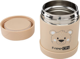 FREEON termo posuda 350 ml medvjedić beige 380739 - Slika 2