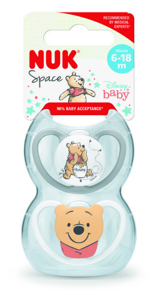 NUK duda varalica - silikon Space Winnie the Pooh 6-18m kom 10176256