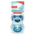 NUK duda varalica - silikon Signature (6-18 m), 2 kom multicolor 10736656