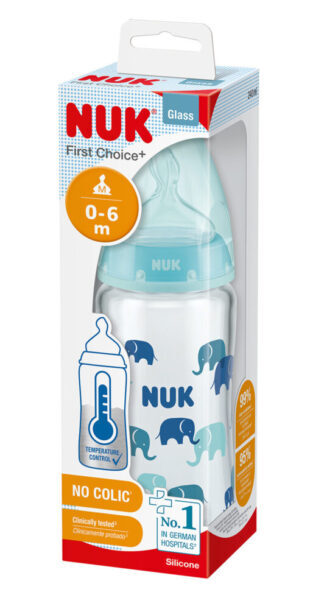 NUK staklena bočica FC+ 240 ml, 0-6 m 10745121 - Slika 2