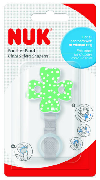 NUK vezica za dudu sa silikonskim obručem multicolor kom 10256511 - Slika 2