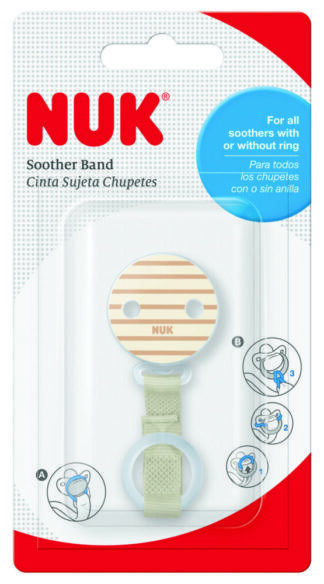 NUK vezica za dudu sa silikonskim obručem multicolor kom 10256511 - Slika 4