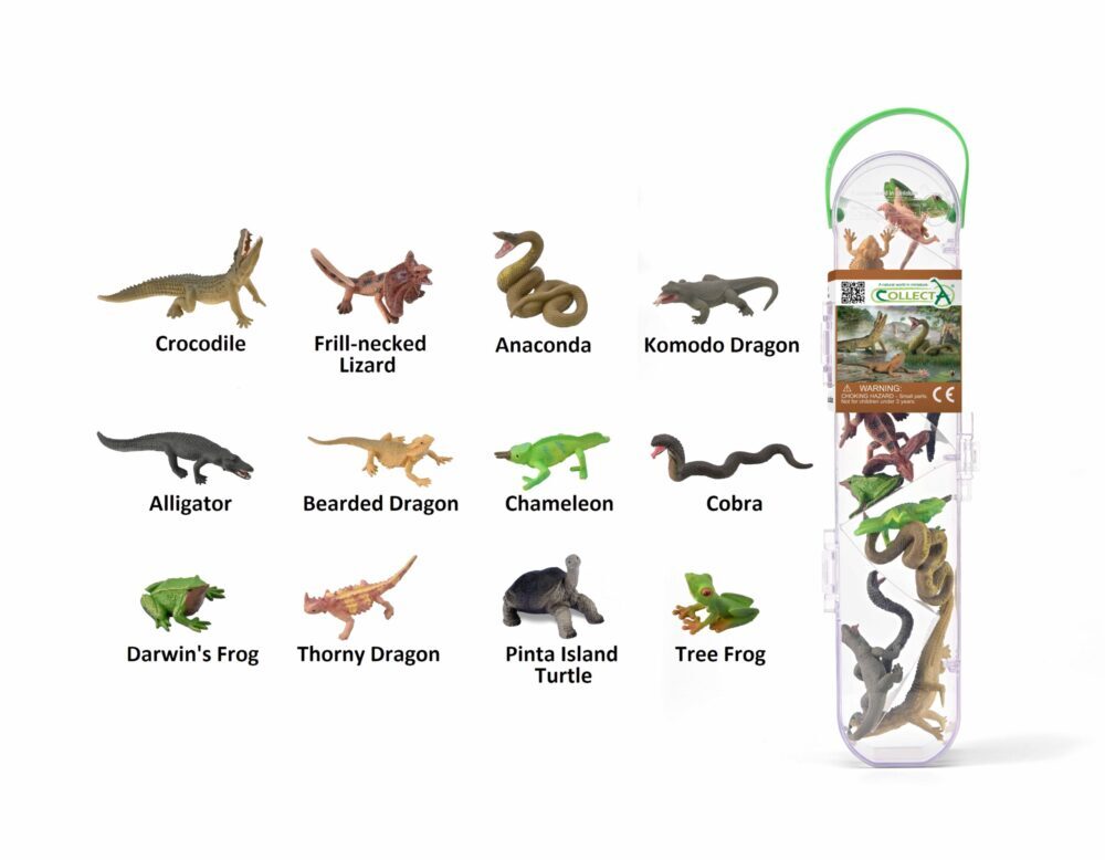 COLLECTA set mini životinja, gmazova i vodozemaca A1194