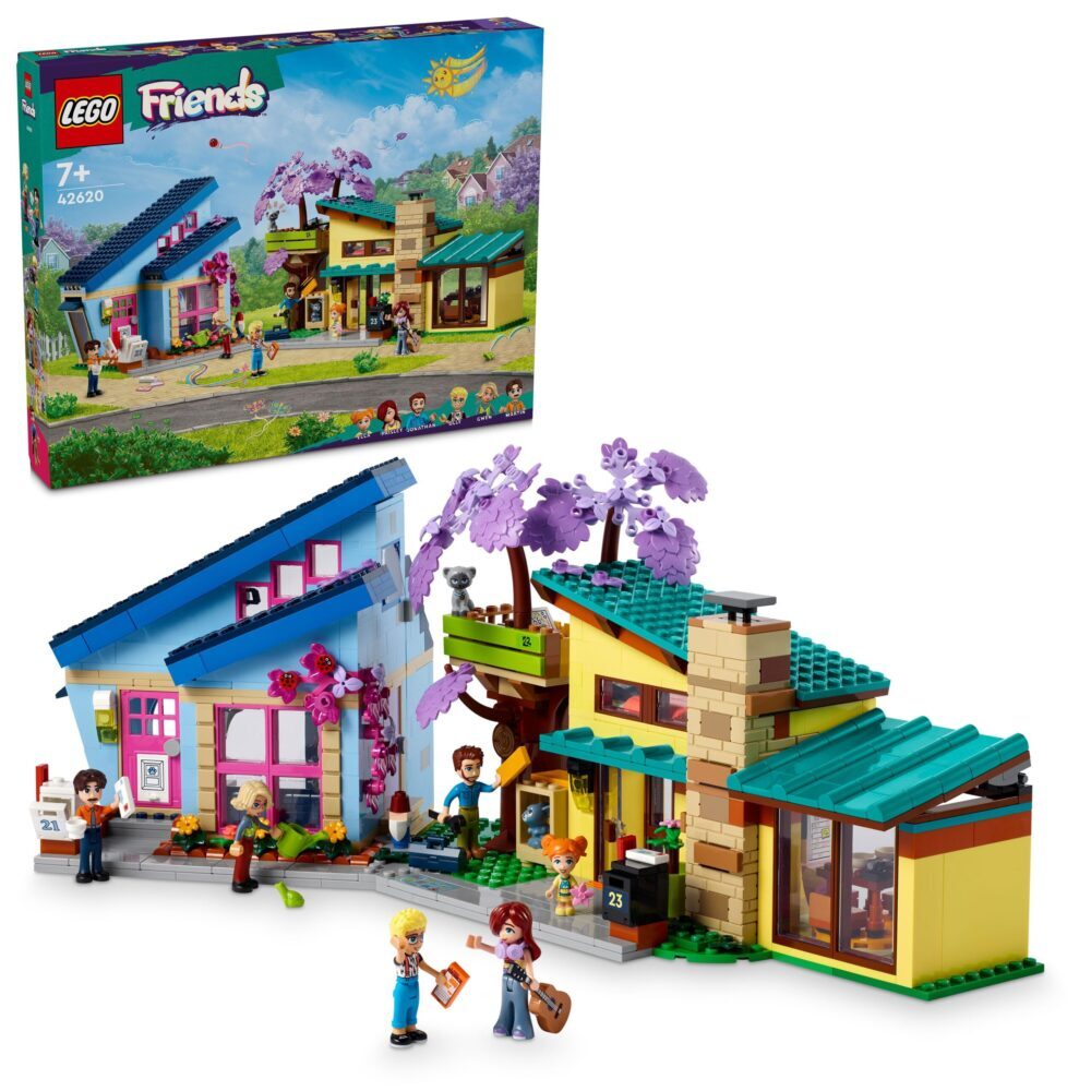 LEGO® FRIENDS 42620 Obiteljske kuće Ollyja i Paisley