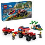 LEGO® CITY 60412 Vatrogasni terenac s čamcem za spašavanje