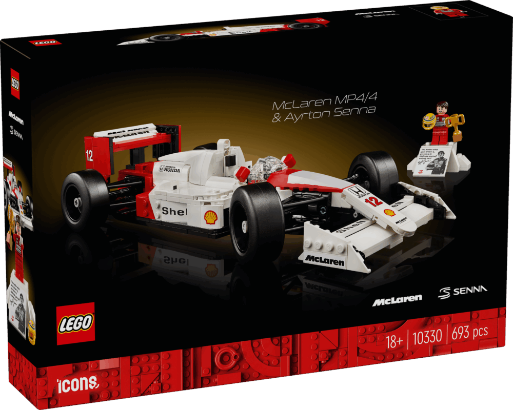 LEGO® ICONS 10330 McLaren MP4/4 in Ayrton Senna