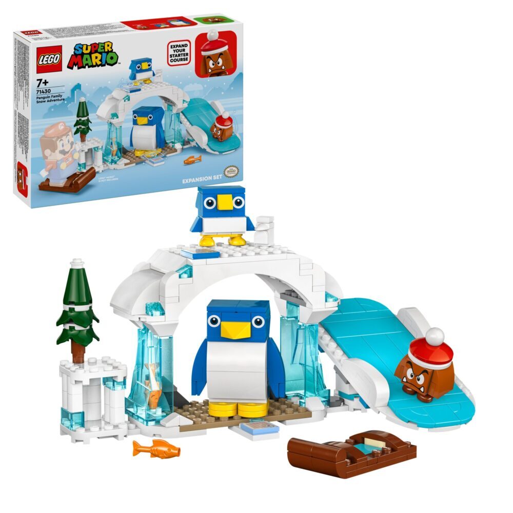 LEGO® SUPER MARIO™ 71430 Penguin i obitelj u snježnoj pustolovini – proširena staza