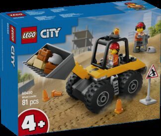 LEGO® CITY 60450 Žuti građevinski utovarivač s kotačima