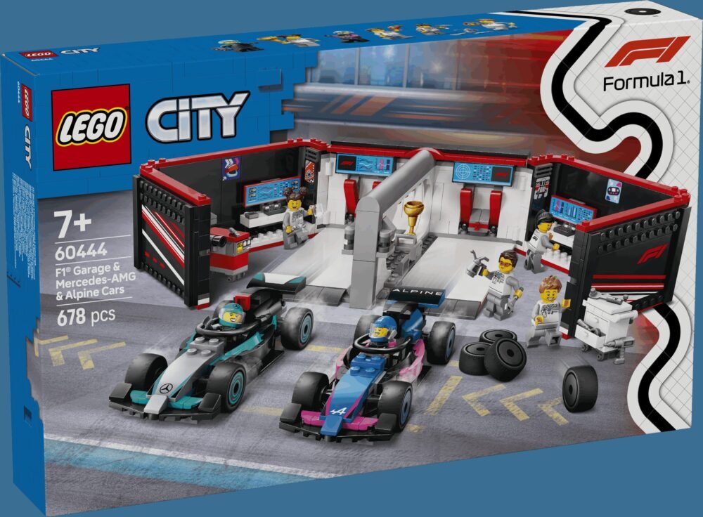 LEGO® CITY 60444 Garaža za F1® s autima Mercedes-AMG i Alpine
