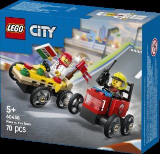 LEGO® CITY 60458 Auto dostavljača pizze vs. vatrogasno vozilo u utrci - Slika 2