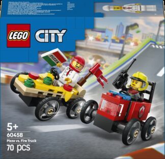 LEGO® CITY 60458 Auto dostavljača pizze vs. vatrogasno vozilo u utrci - Slika 4