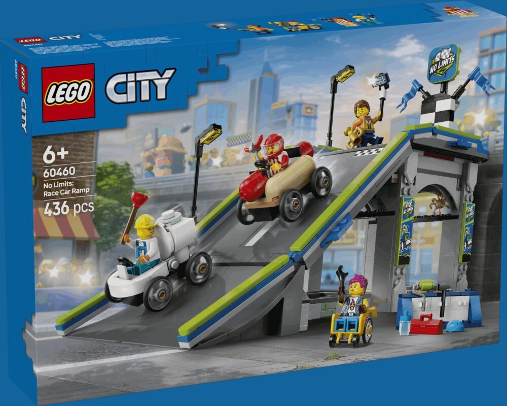LEGO® CITY 60460 Bez ograničenja: trkalište s rampom za automobile