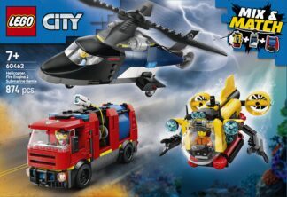 LEGO® CITY 60462 Helikopter, vatrogasni kamion i podmornica - Slika 3