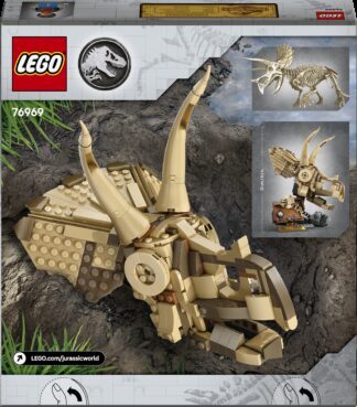LEGO® JURASSIC WORLD™ 76969 Fosili dinosaura: lubanja triceratopsa - Slika 8