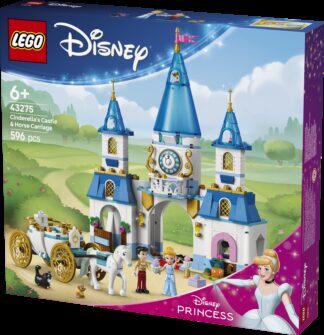 LEGO® DISNEY PRINCESS™ 43275 Pepeljugin dvorac i kočija s konjem - Slika 5
