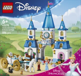 LEGO® DISNEY PRINCESS™ 43275 Pepeljugin dvorac i kočija s konjem - Slika 6