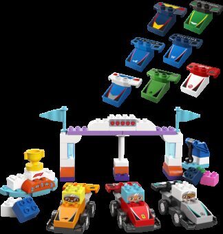 LEGO® DUPLO® 10445 Trkaći automobili i vozači timova za F1® - Slika 10