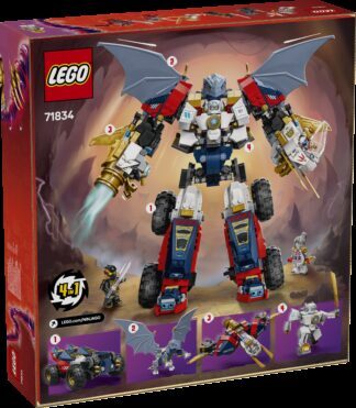 LEGO® NINJAGO® 71834 Zaneov kombinirani ultrarobot - Slika 6