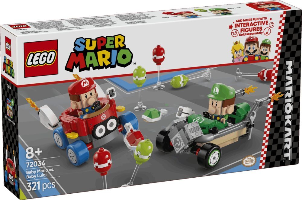 LEGO® SUPER MARIO™ 72034 Mario Kart™ – Baby Mario i Baby Luigi u utrci