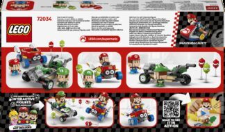 LEGO® SUPER MARIO™ 72034 Mario Kart™ – Baby Mario i Baby Luigi u utrci - Slika 5