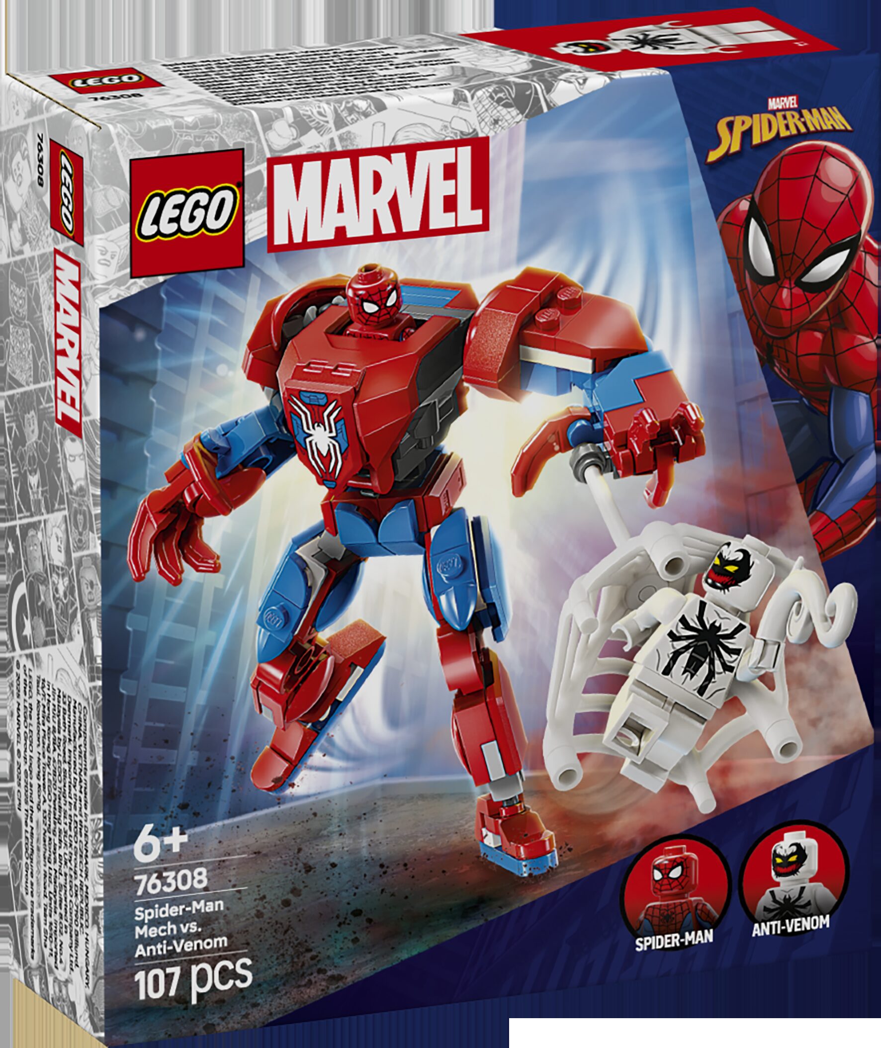 LEGO® SUPER HEROES 76308 Mehanički Spider-Man protiv Anti-Venoma
