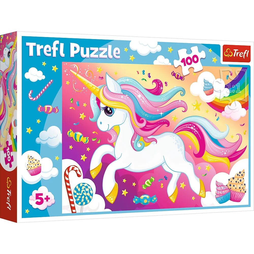 TREFL puzzle 100 kom, jednorog 16386