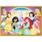 TREFL 4u1 puzzle Disney Princess (35,48,54,70) 34385 - Slika 4
