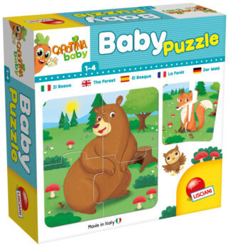 LISCIANI baby puzzle šuma 80076
