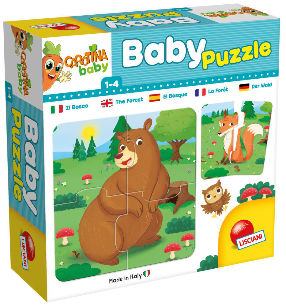 LISCIANI baby puzzle šuma 80076