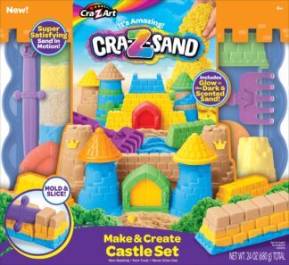CRAZART set kinetički pijesak Dvorac Cra-Z-Sand  680 g 19667