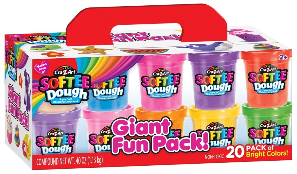 CRAZART plastelin 20 x 57g  Softee Dough 66609