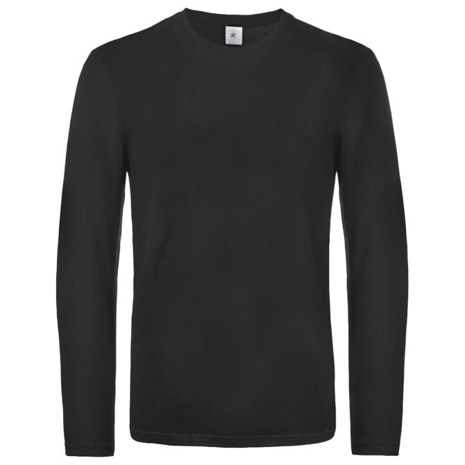 Majica dugi rukavi B&C #E190 LSL crna L!!