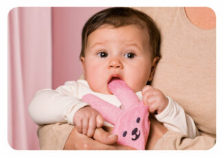 MAM četkica za prst zečić za usnu njegu 0m+ blue/rose 351037 - Slika 4