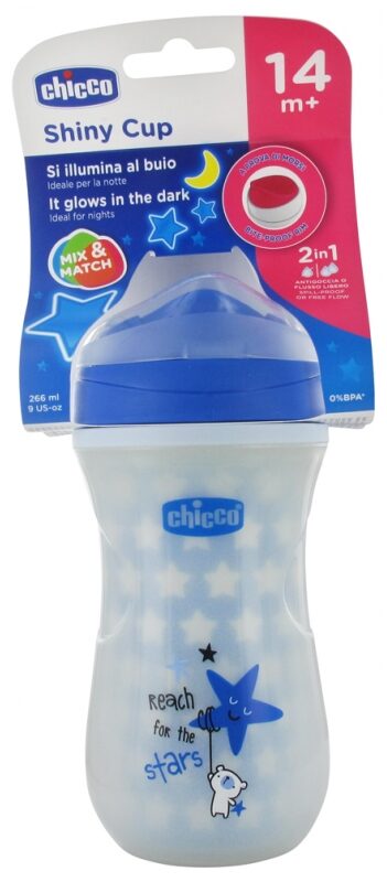CHICCO čašica shiny cup, 12m+ blue 6971200