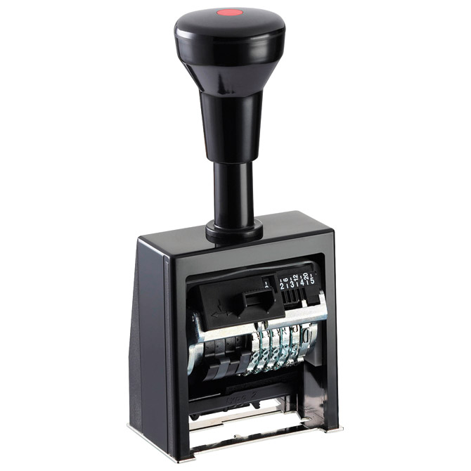 000000935 Numerator metalni automatski 6mjesta H-5,5 mm Reiner B6K - Slika 1