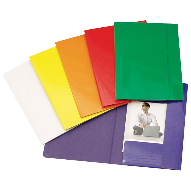 Fascikl klapa s gumicom karton plastificirani A4 Fornax zeleni